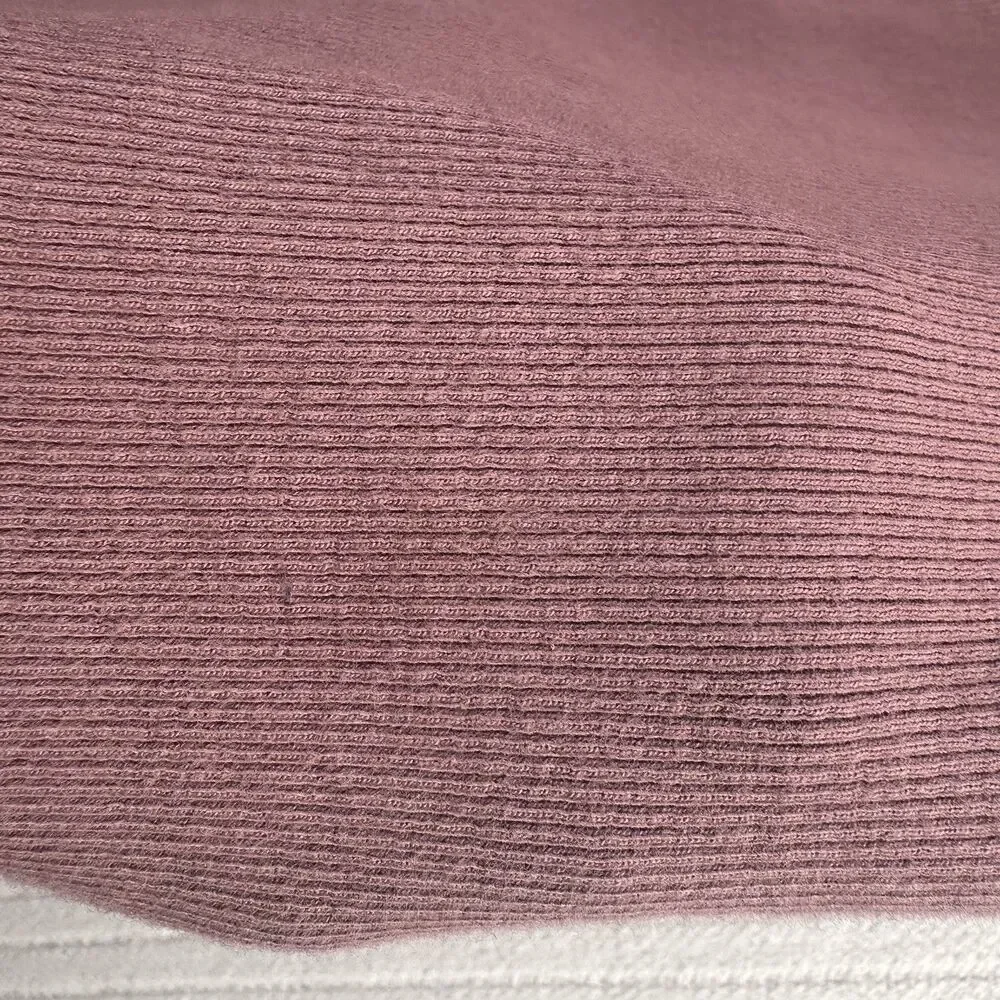 Duluth Trading Co Women Tank Top Medium M Mauve Brown Ribbed No-Yank Scoop Neck